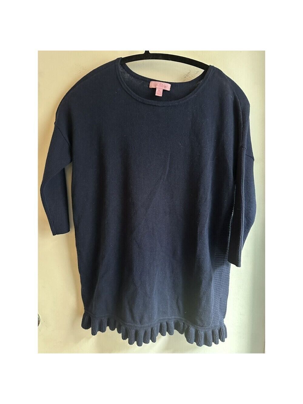 Lilly Pulitzer XL 12-14 Tierneigh Navy Blue Sweater